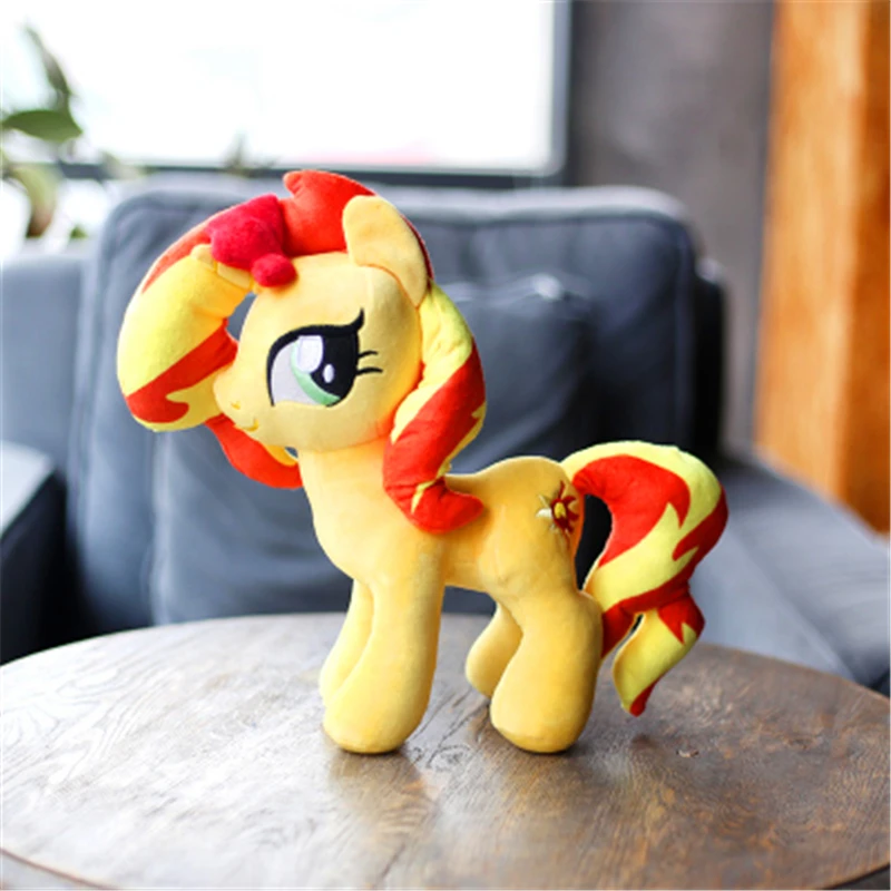 Sunset Shimmer horse white soft stuffed plush doll dolls toy anime gift new 