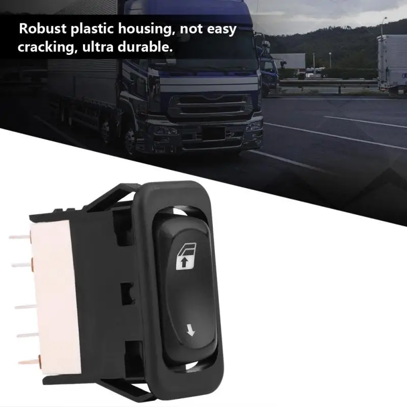 

Single Power Master Window Switch Button Replacement Switches for Freightliner Columbia Century 2001-2011 A06-30769-027