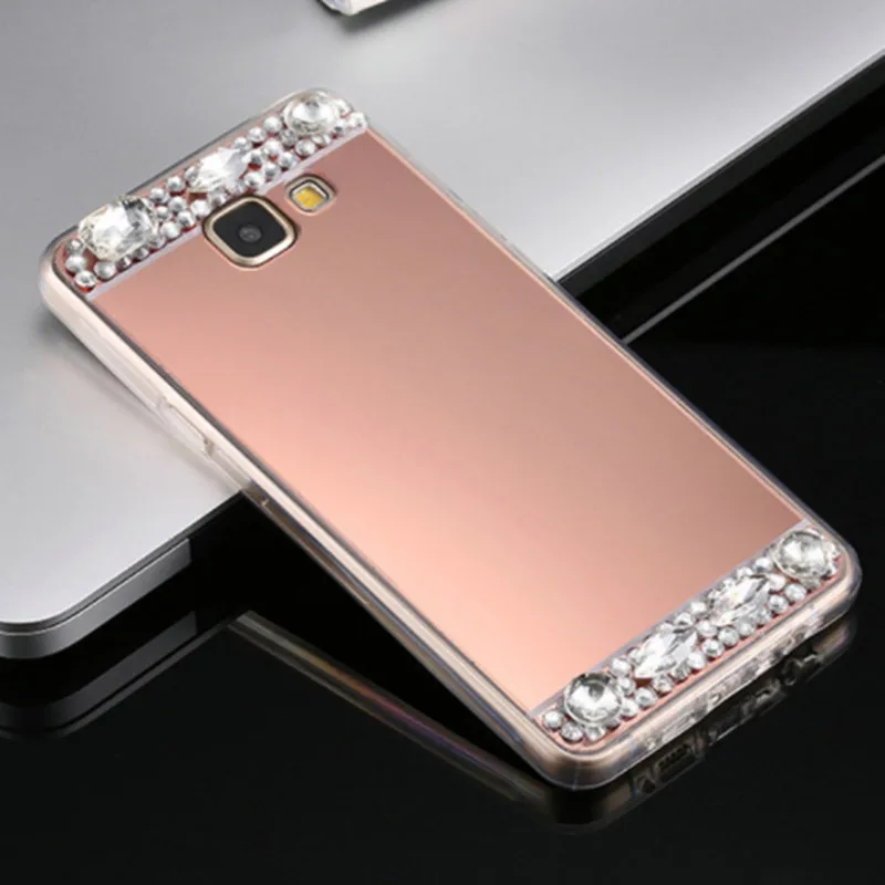 

For Samsung A9 A8 Plus A7 A5 2018 A3 2017 A310 A520 A720 A6 Plus Note9 Note8 Note5 Note4 Note3 Diamond Mirror Phone Case Cover