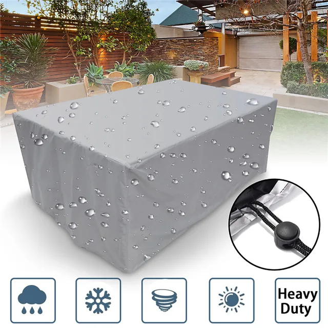 7 Sizes Outdoor Cover Waterproof Furniture cover Sofa Chair Table Cover