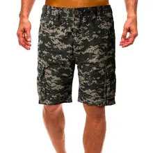 Летние Новые шорты в европейском и американском стиле, Мужская камуфляжная форма с несколькими карманами, Мужская одежда, модная уличная одежда