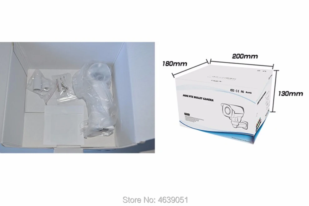 IP CAMERA BOX SIZE