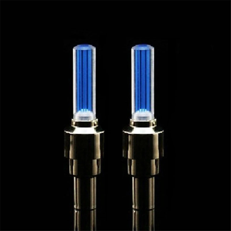 Bike light with battery mountain road bike bicycle lights LEDS Wire Tyre Tire Valve Caps Wheel spokes LED Light #FS#4JN06 (2)