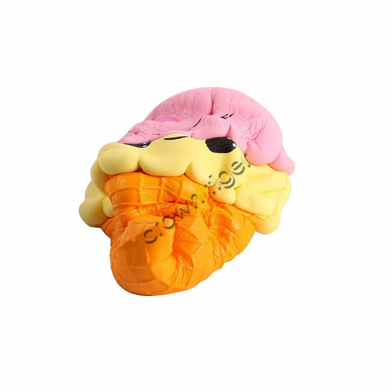 Kawaii Squeeze jumbo мягкое мороженое медленно поднимающийся ароматизированный стресс игрушка для снятия стресса skuishy приседающая Игрушка