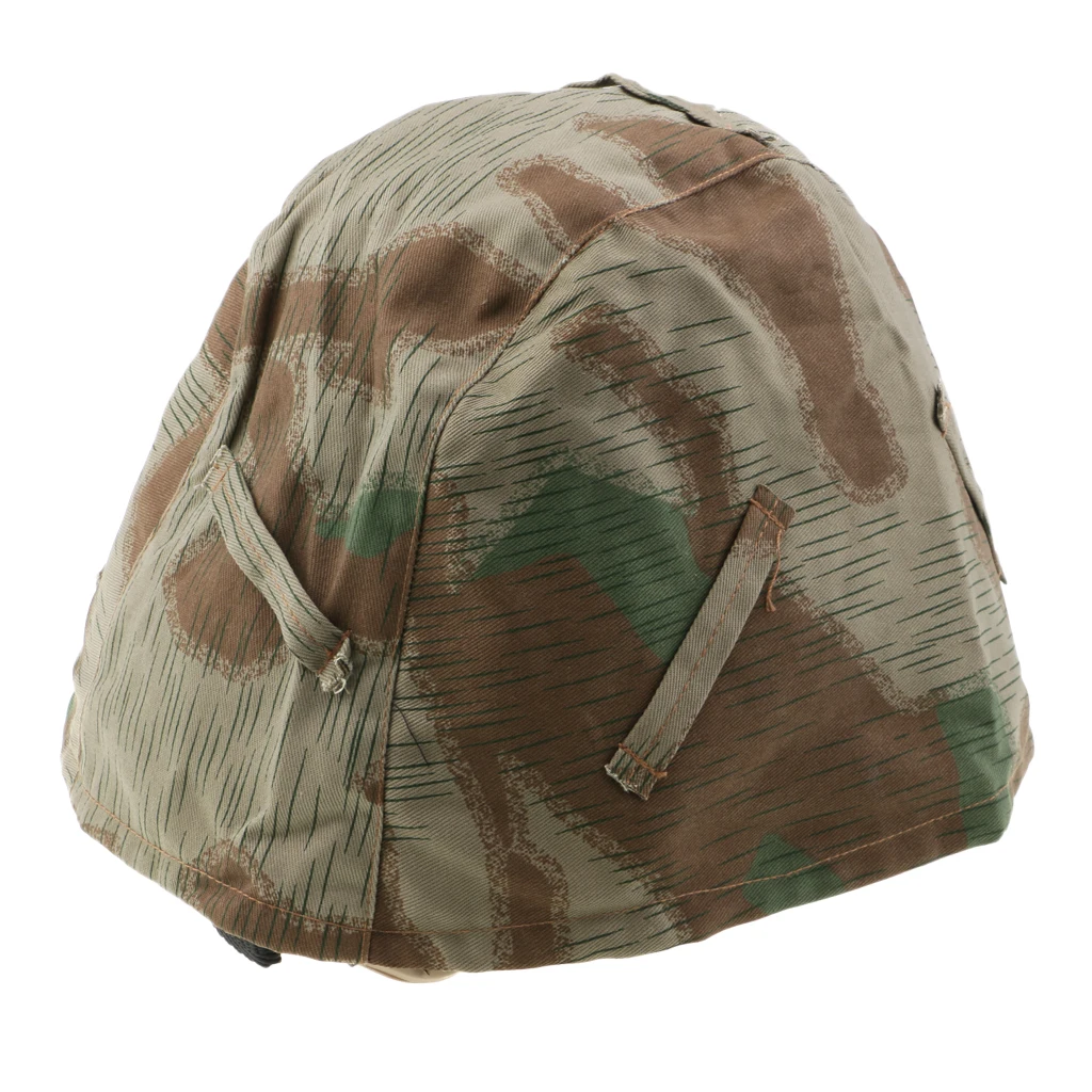 

Repro WWII German M35 M40 M42 Camouflage Reversible Helmet Cover Splinter Broken Camo M35 M42 M40