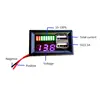 Blue LED Digital Display Voltmeter Mini Voltage Meter Volt Tester Panel For DC 12V Cars Motorcycles Vehicles USB 5V2A output ol ► Photo 2/6