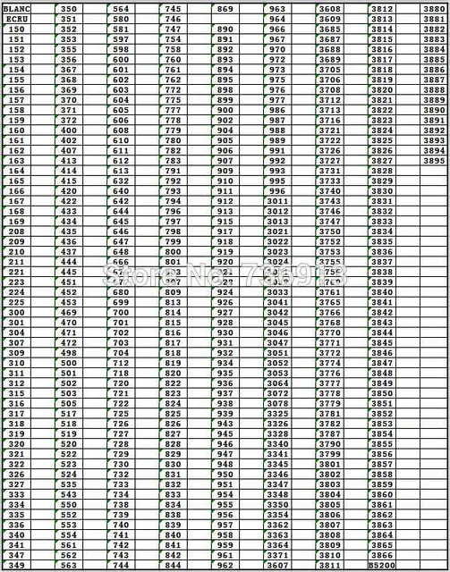Fil DMC 100% pur coton, fil pour point de croix, 8.7 mètres/pièce 2