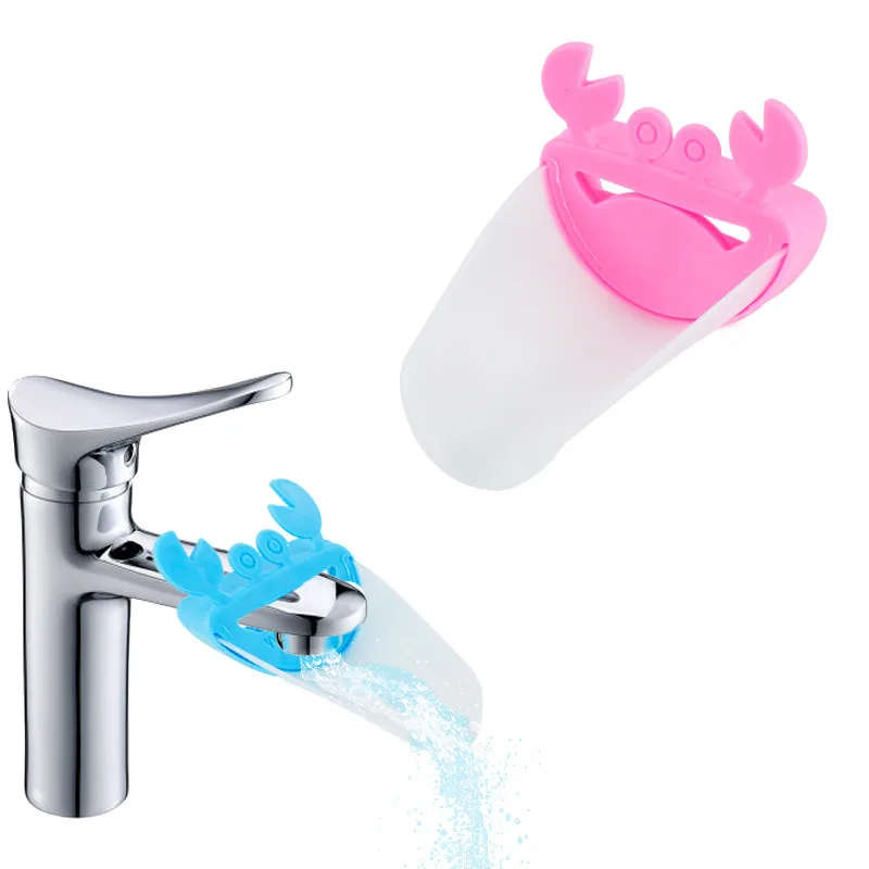 Bathroom Kitchen Sink Faucet Chute Extender Water for Children Kids Washing
