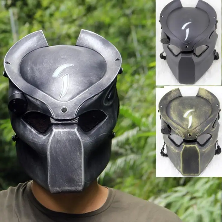 Aline Predator Hunter Halloween Easter Party Mask Paintball Cosplay