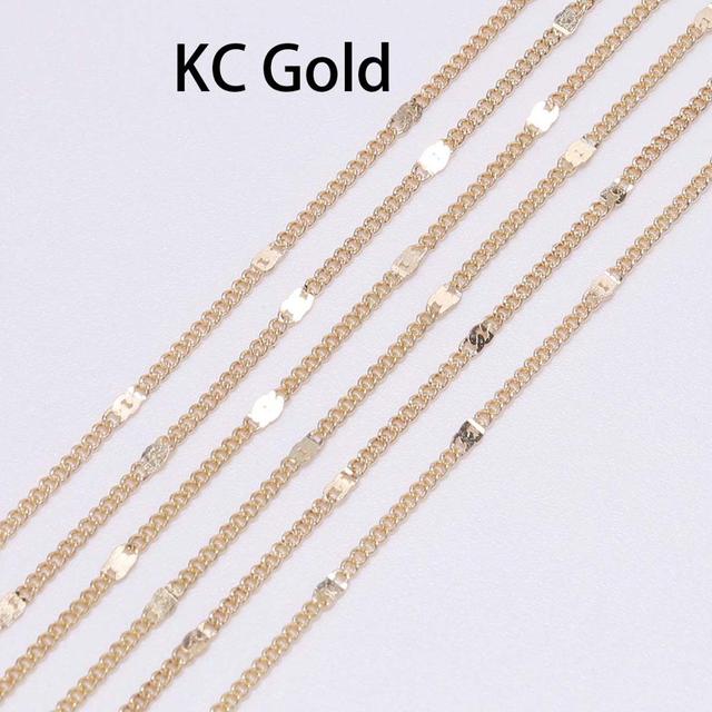 Width 1.3 1.6 2mm Metal Iron Brass Bulk Rolo Link Chains Necklace Chain Bracelet Findings Supplies For DIY Jewelry Making