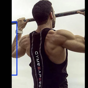 

Men Sleeveless Bodybuilding Shirt Running Shirt Summer Vest Mens Tank Top Fitness Sport Vest Size M/L/XL/XXL