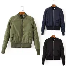 women bomber jacket 2016 female coat flight suit casual jacket women coat and embroidered patch women jacket coat