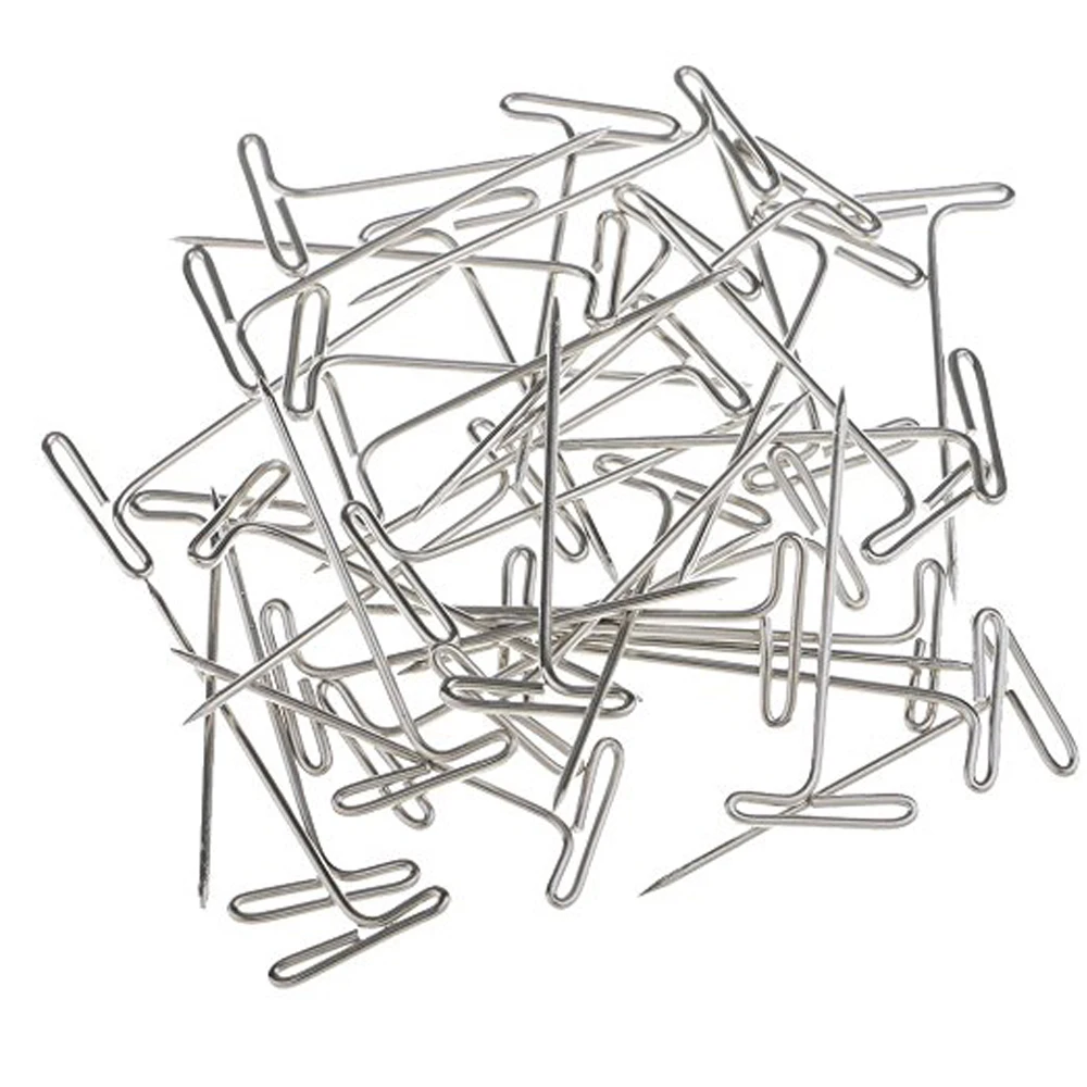 Metal 32mm T Pins For Modelling Macrame Wigs Sewing Craft T-pins 500pcs/lot Metal 32mm T Pins For Modelling Macrame Wigs Sewing Craft T-pins 500pcs/lot