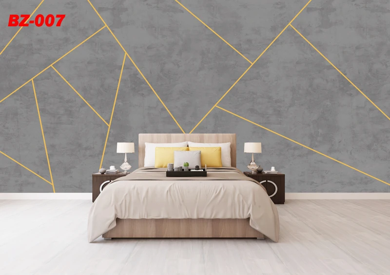 Пользовательские перо текстура бетона геометрические обои 3d стикер стены для гостиной 3d геометрический настенный Декор печать 3d настенная роспись