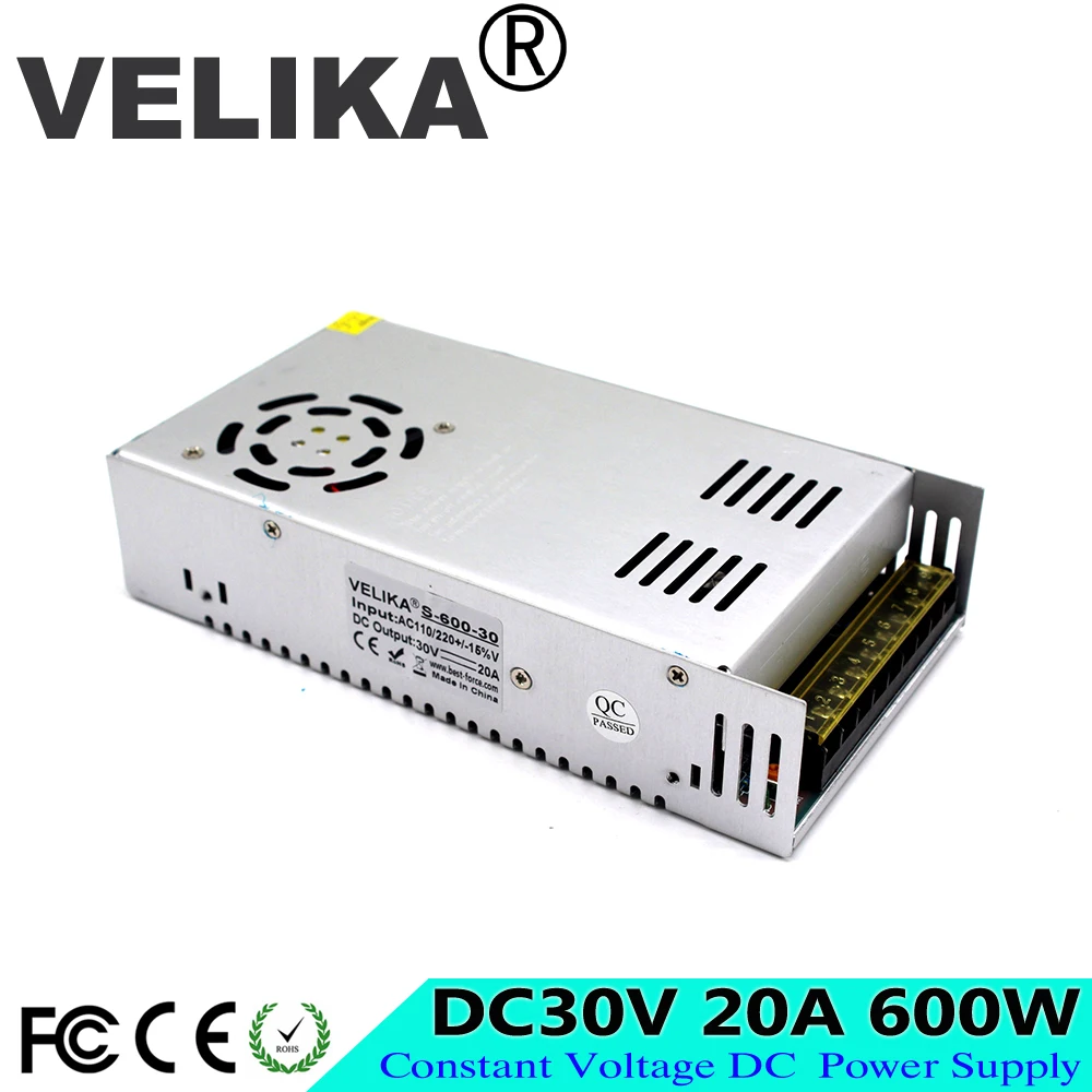 DC12V 13,8 V 15V 18V 24V 27V 28V 30V 32V 36V 42V 48V 60V 400W 480W 500W 600W импульсный источник Питание источник трансформатор переменного тока DC импульсный источник питания