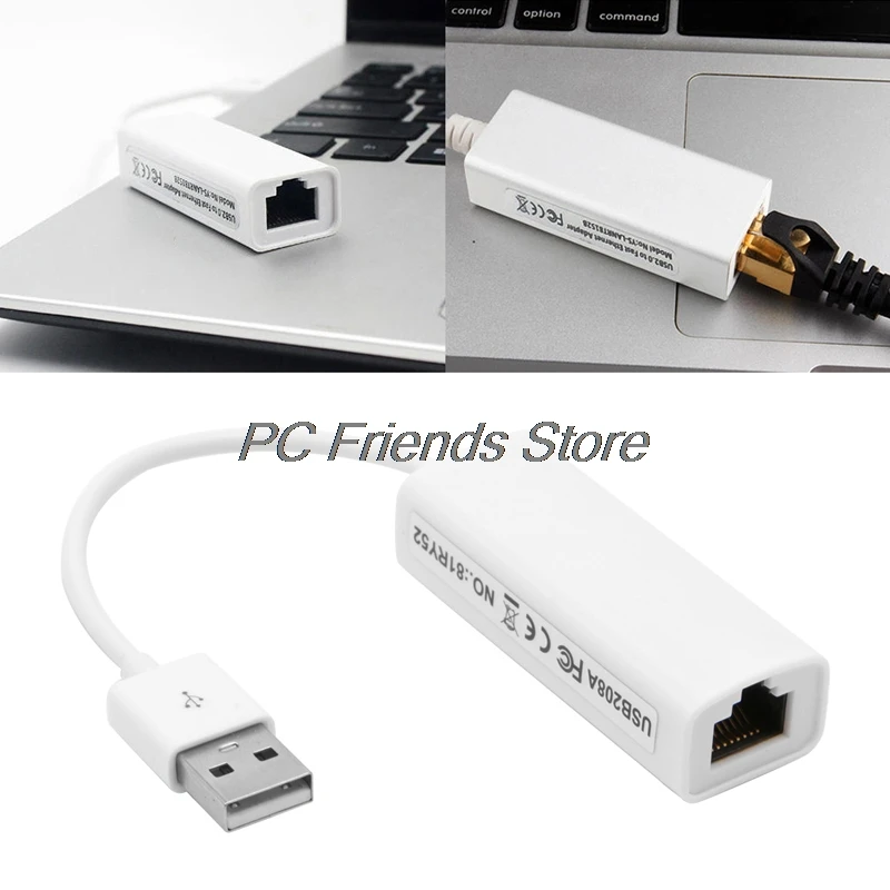 Compact USB 2.0 10/100 Network Adapter