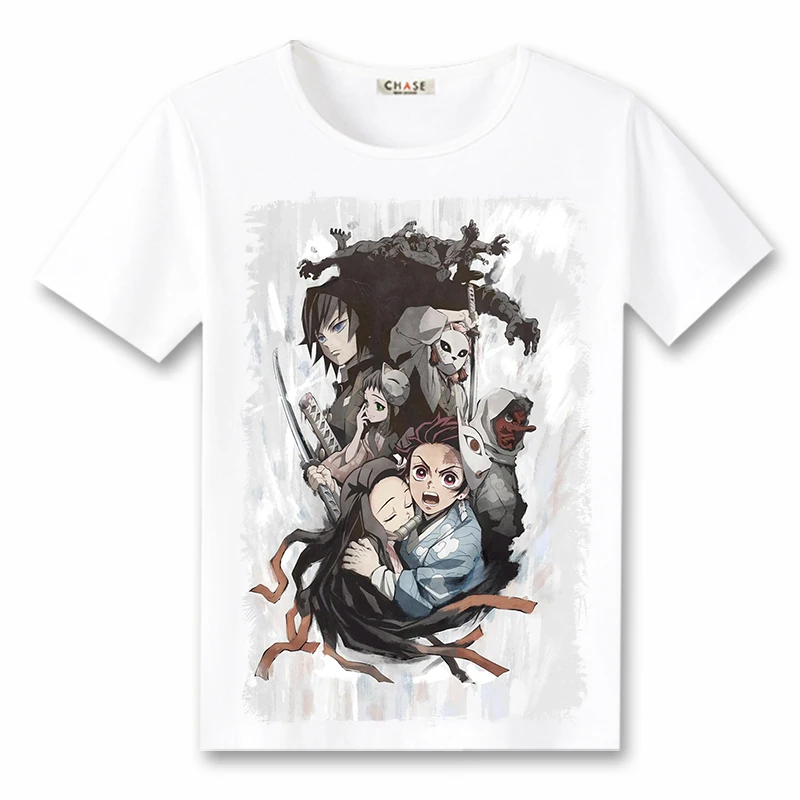 Cosroad Demon Slayer: Kimetsu No Yaiba Косплей Футболка Kamado Tanjirou Nezuko костюмы мужчины женщины