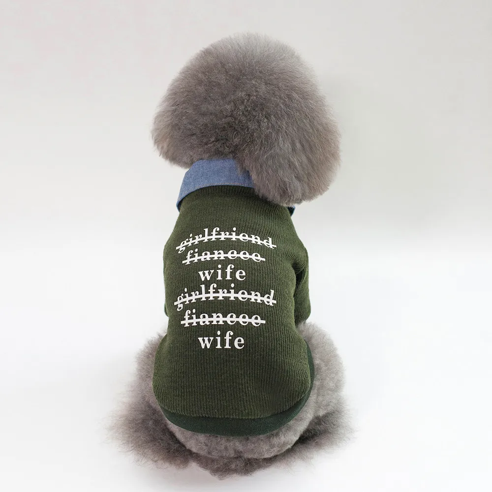 Одежда для собак Костюмы хлопка теплый домашних животных Одежда для собак толстые и тонкие Стиль ПЭТ продукта пальто для собак куртка
