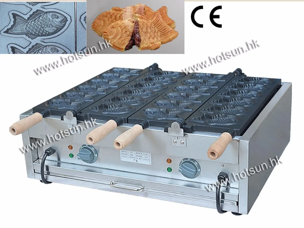 Free Shipping 110v 220v Electric Japanese Fish Taiyaki Baker Cooker