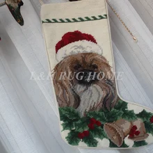 Рождество кружево Носки для девочек ручной работы Merry Рождественские носки милые Товары для собак Дизайн чулок Носки для девочек 28x43 см