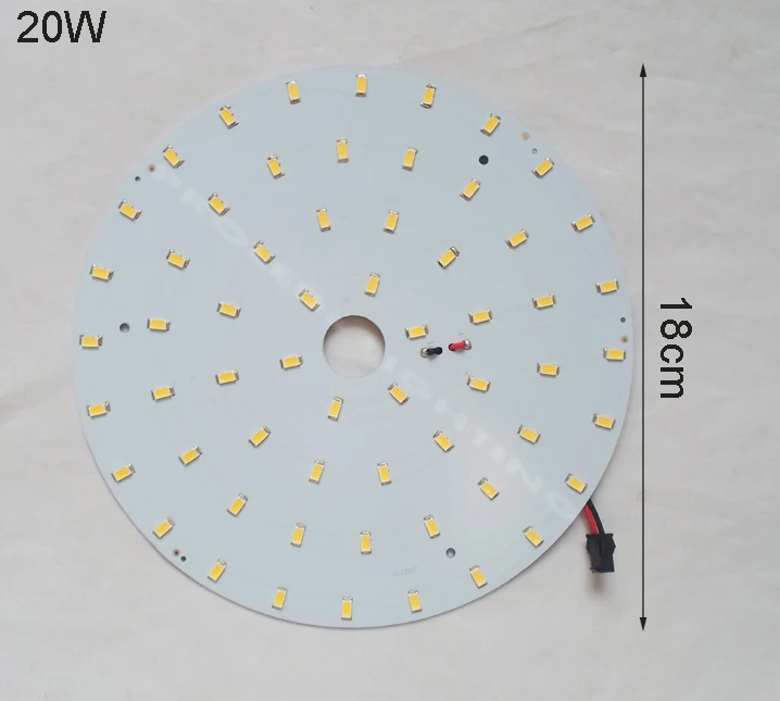 Высокое качество DIY 5730SMD 2300lm 20 Вт круглый светодиодный потолочный светильник дисковый источник светодиодный techo светодиодный круглая трубка = 50 Вт 2D трубка поверхностного монтажа