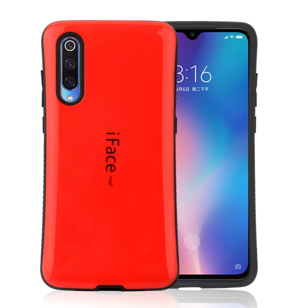 iFace Mall Case for xiaomi Mi9 Mi 9 Heavy Duty Shockproof Back Cover Hard Shell 6.39 Inch Protect Mobile Phone Case