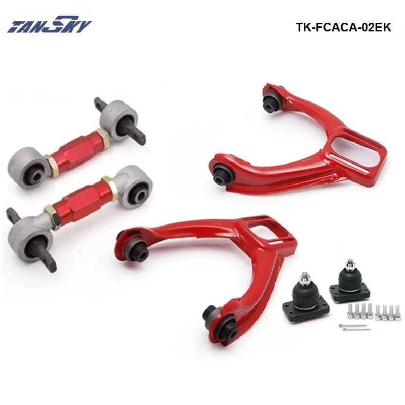 Front Upper Camber Kit+ Rear Lower Control Arms (Fits For Honda Civic