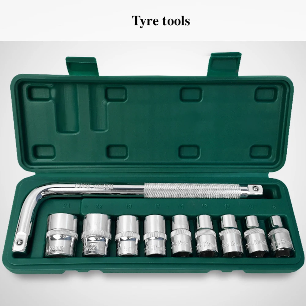 10 in 1 Combination Repairing Kit Handtool Set for Auto Motorcycles