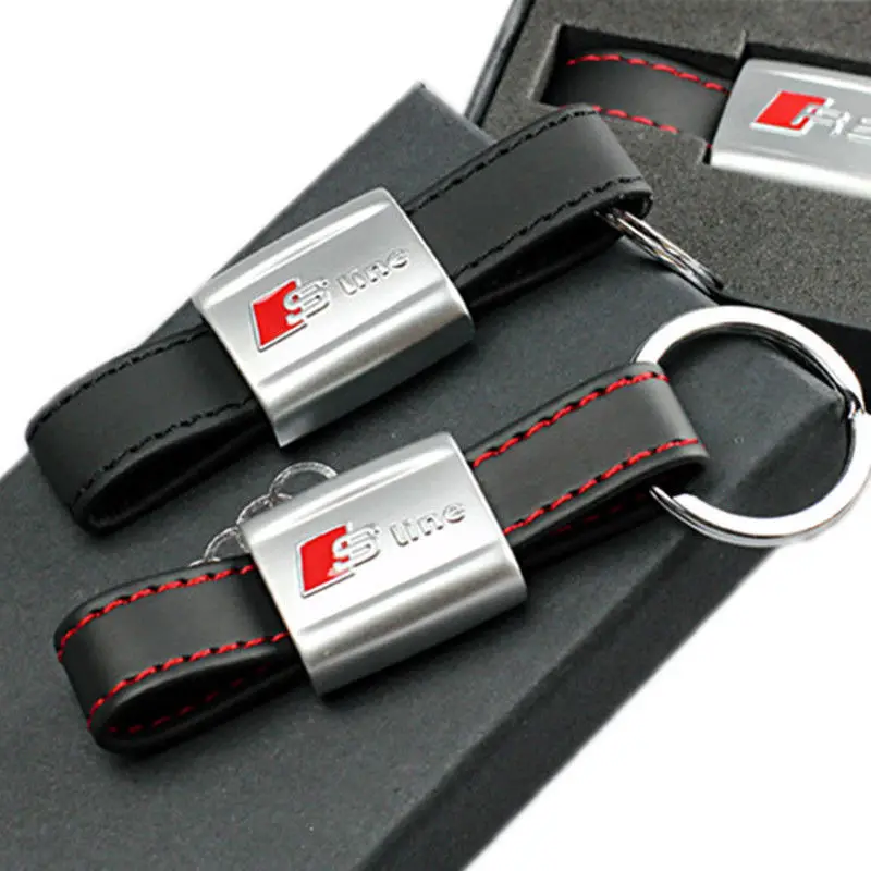 Por Audi Tt Keychain Lots From 50pcs Car Leather Keychain For Audi A1 A3 A4 A6 A8 A7 Tt Q3 Q5 Q7