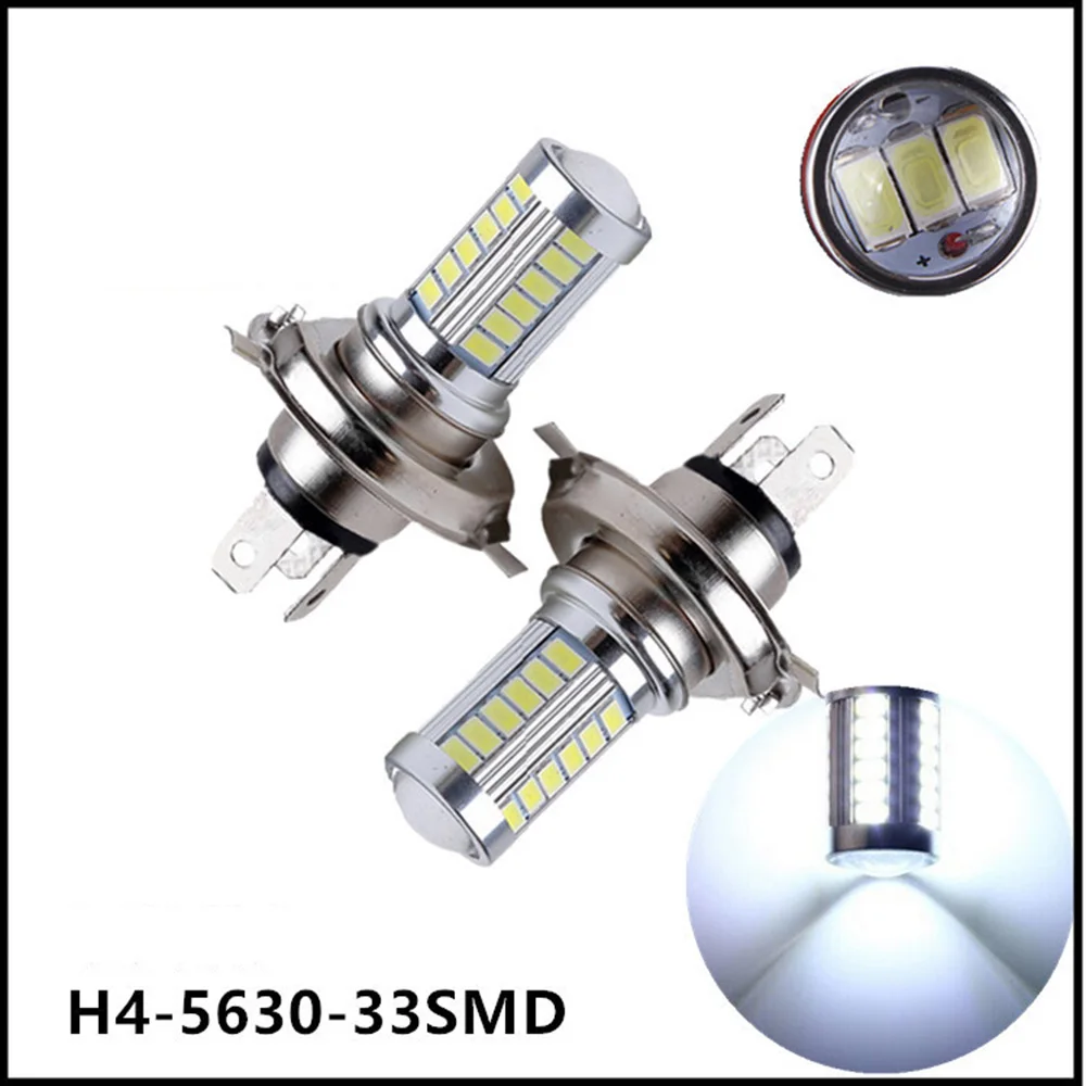 

Car/Motorcycle LED H4 33smd 5630 headlights DC 12v Bright Fog lamp DRL Bulb Daytime Running light