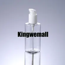 300 шт/партия 120 мл пластиковая емкость для лосьона бутылка с белым Пресс-насосом для косметической упаковки BTH30