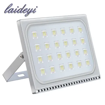 

LAIDEYI 24Pcs 150W 220V Ultrathin LED Flood Light Outdoor IP65 Waterproof LED Spotlight Street Garden Wall Lamp Floodlights