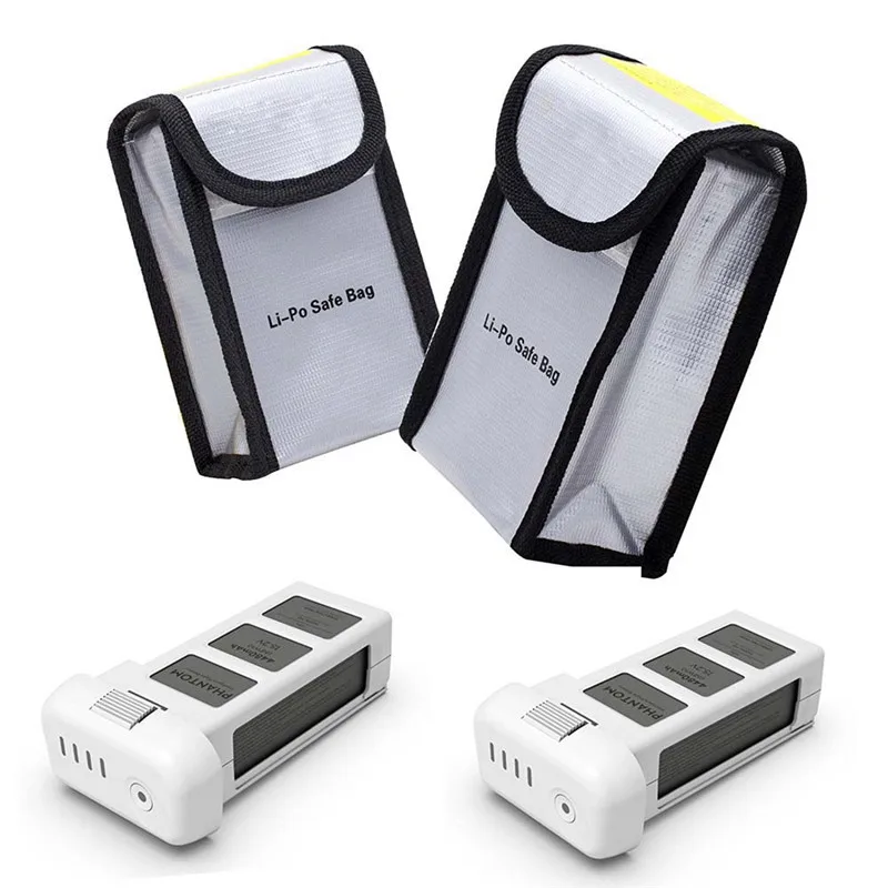 2 шт Lipo батарея безопасная сумка Карманные защитные сумки для DJI Phantom 4 4 pro 4 pro+ Phantom 3 батареи