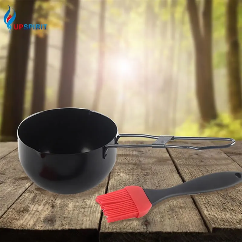 

Upspirit 2Pcs Non Stick Soup Pot Oil Brush Set Cooker Steamer Milk Rice Boiling Cooking Pan Cookware Kitchen BBQ Barbecue Tools