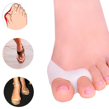 

PUTIMI 1 Pair Toe Correction Bunion Hallux Valgus Corrector Orthopedic Thumb Bone Foot Care Pedicure Tools Big Toes Separator