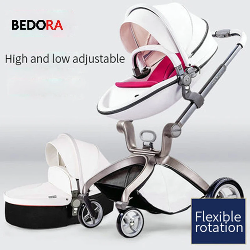 

Bedora baby stroller high landscape can sit and lie down fold lightweight stroller Imported baby child trolley