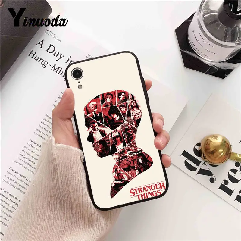 Yinuoda новые рождественские огни черный чехол для телефона iPhone X XS MAX 6 6S 7 7plus 8 8Plus 5 5S