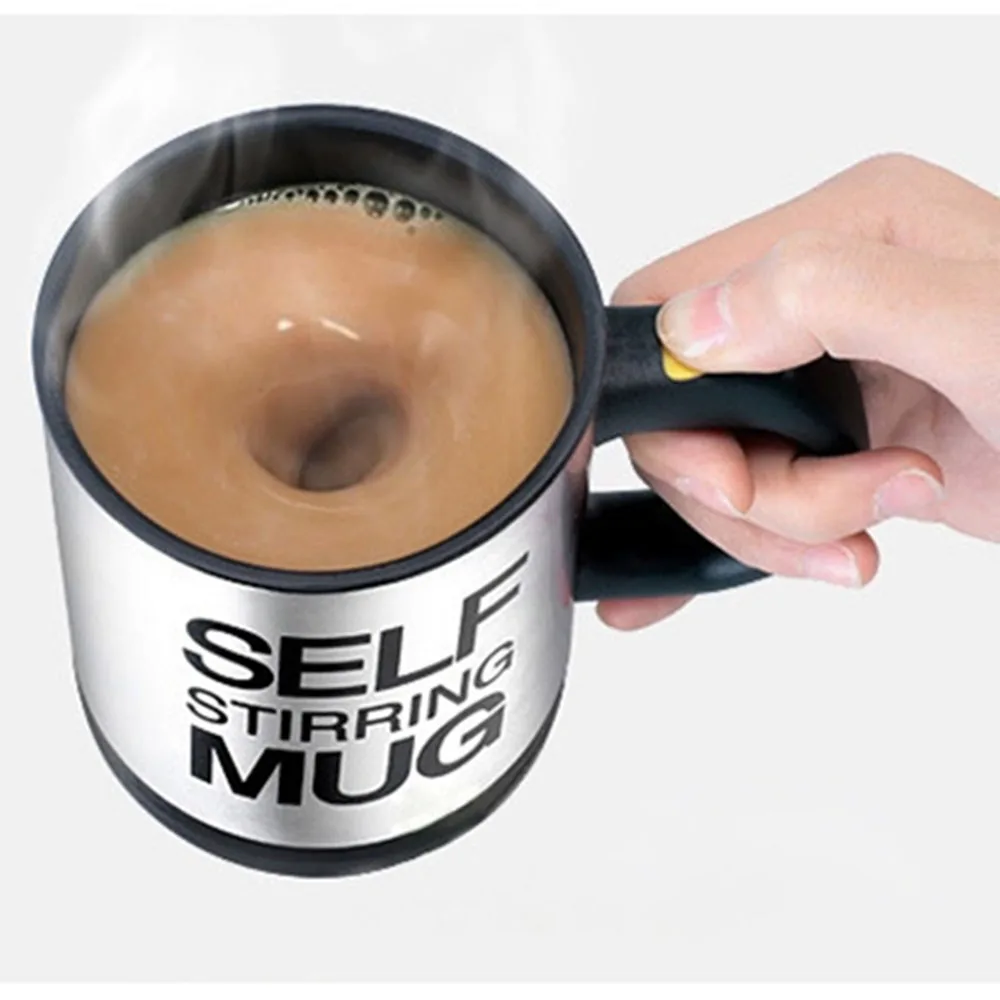 Self Stirring Coffee Mug, Bulk Mixing Cup 13.5oz Stainless