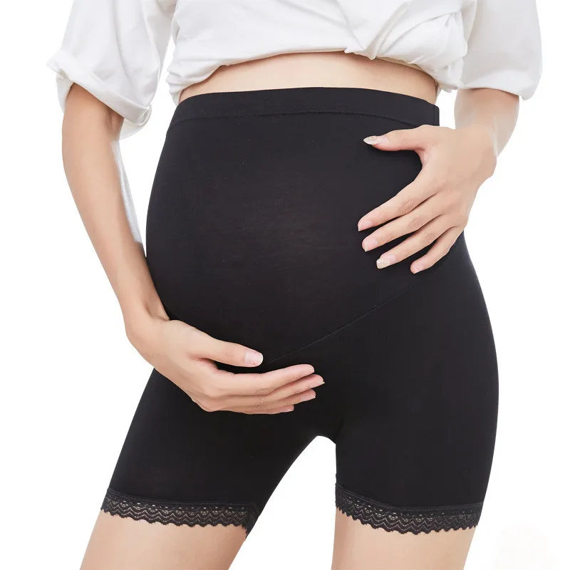 

Pregnant Women Cotton Underwear Womens Maternity Panties Shapewear Mid-Thigh Pettipant Seamless Soft Abdomen Underwear