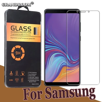 

100pcs 2.5D Anti-Scratch Tempered Glass For Samsung A9S A90 A70 A60 A50 A40 A30 M50 M40 M20 Toughen Protective With Acrylic Box