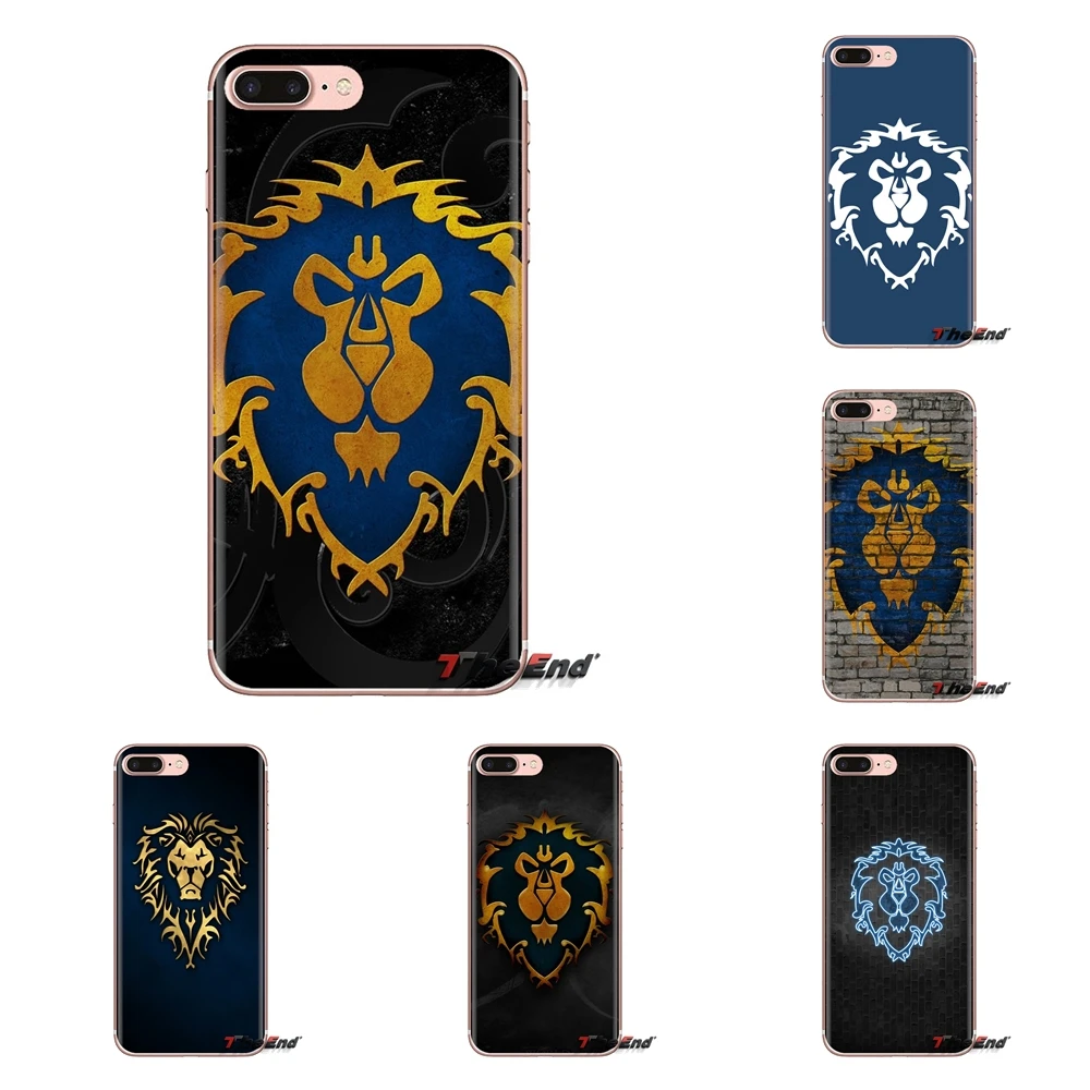 

For Xiaomi Mi4 Mi5 Mi5S Mi6 Mi A1 A2 5X 6X 8 9 Lite SE Pro Mi Max Mix 2 3 2S game World of Warcraft Alliance Silicone Phone Case