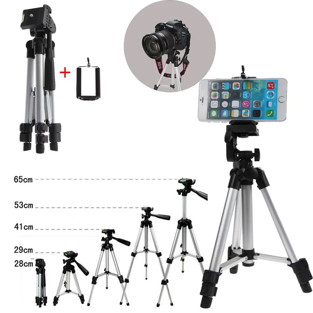  Portable Professional 360 degree Flexible Camera Tripod Mount Stand Holder for iPhone Samsung Smart