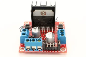 

1pcs/lot Free Shipping New Dual H Bridge DC Stepper Motor Drive Controller Board Module L298N MOTOR DRIVER