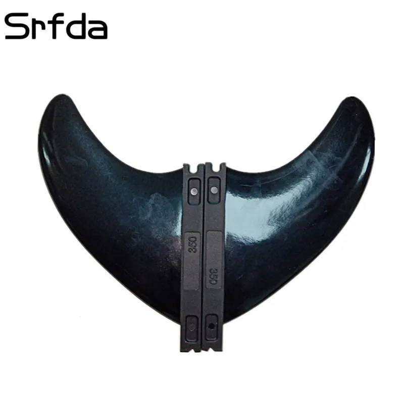 Srfda черный нейлоновый surfboard fin плавник для серфинга на будущее 1/2 коробки 2 шт.