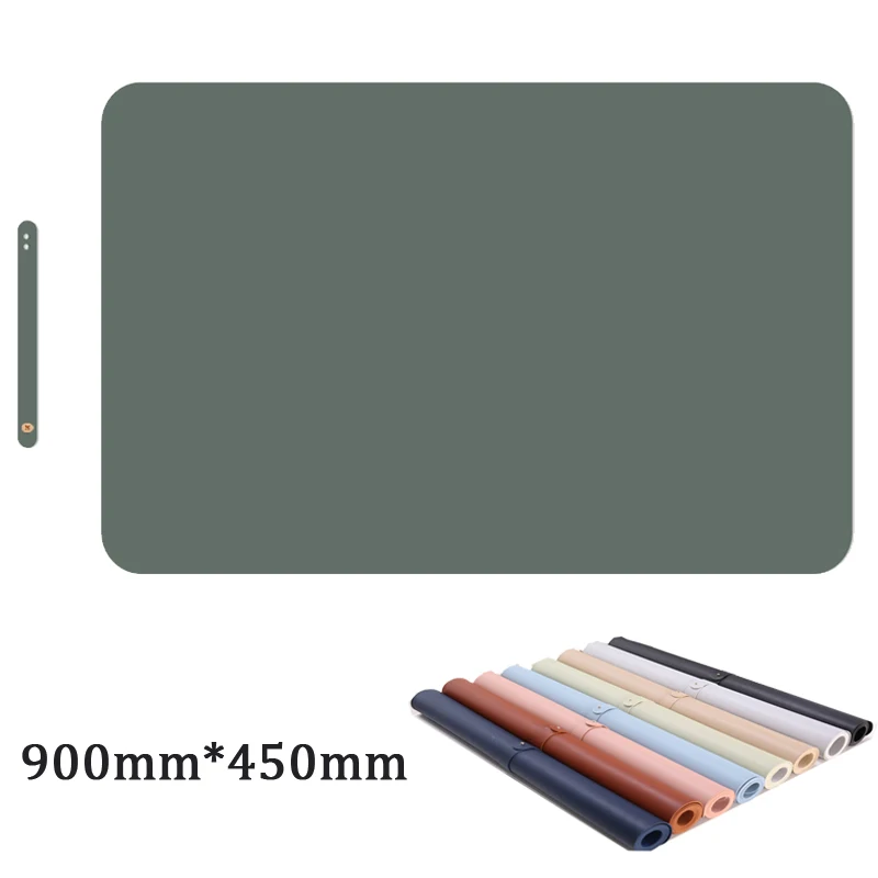 

Extended PU Leather Gaming Mouse Pad, Large Office Writing Desk Computer Leather Mat Mousepad XXXL 90*45cm, computer Accessory