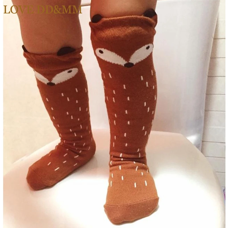 LOVE DD&ampMM Children's Socks 2020 New Baby Fox Three-Dimensional Shape |