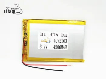 

1PCS 4072103 3.7V 4500mah Lithium polymer Battery with Protection Board For PDA Tablet PCs Digi