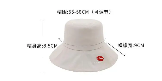 Fisherman's Hat Girl Summer Korean Version Sun Protection Bucket Cap Women Travel Beach Sunshade All-match Fisher Hats H7119