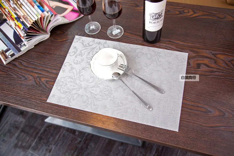 4 قطعة/الوحدة الأوروبي تحديد الموقع طاولة الطعام الحصير شريط حصيرة للماء اكسسوارات المطبخ طاولة الطعام حصيرة وعاء سادة الجدول الديكور 4 قطعة/الوحدة الأوروبي تحديد الموقع طاولة الطعام الحصير شريط حصيرة للماء اكسسوارات المطبخ طاولة الطعام حصيرة وعاء سادة الجدول الديكور