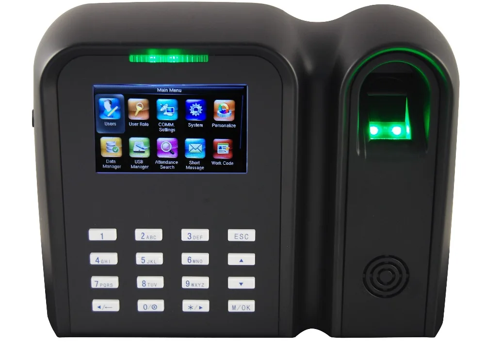 

3 inch TFT Biometric Time Attendance device with webserver